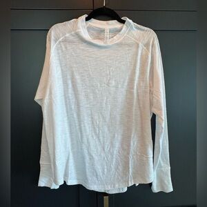 Zella White Long Sleeve Tee